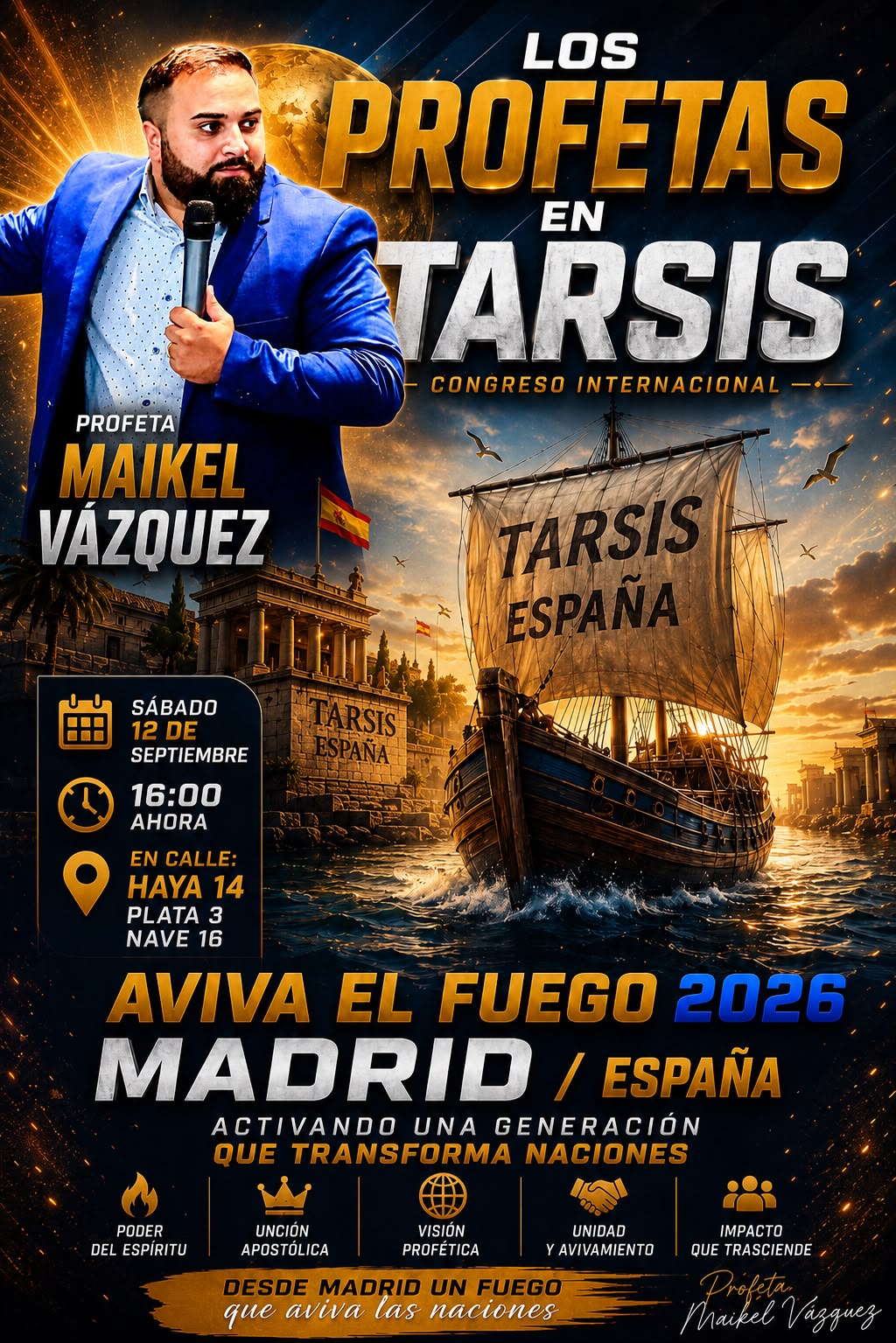 Cartel oficial de Maikel Vázquez